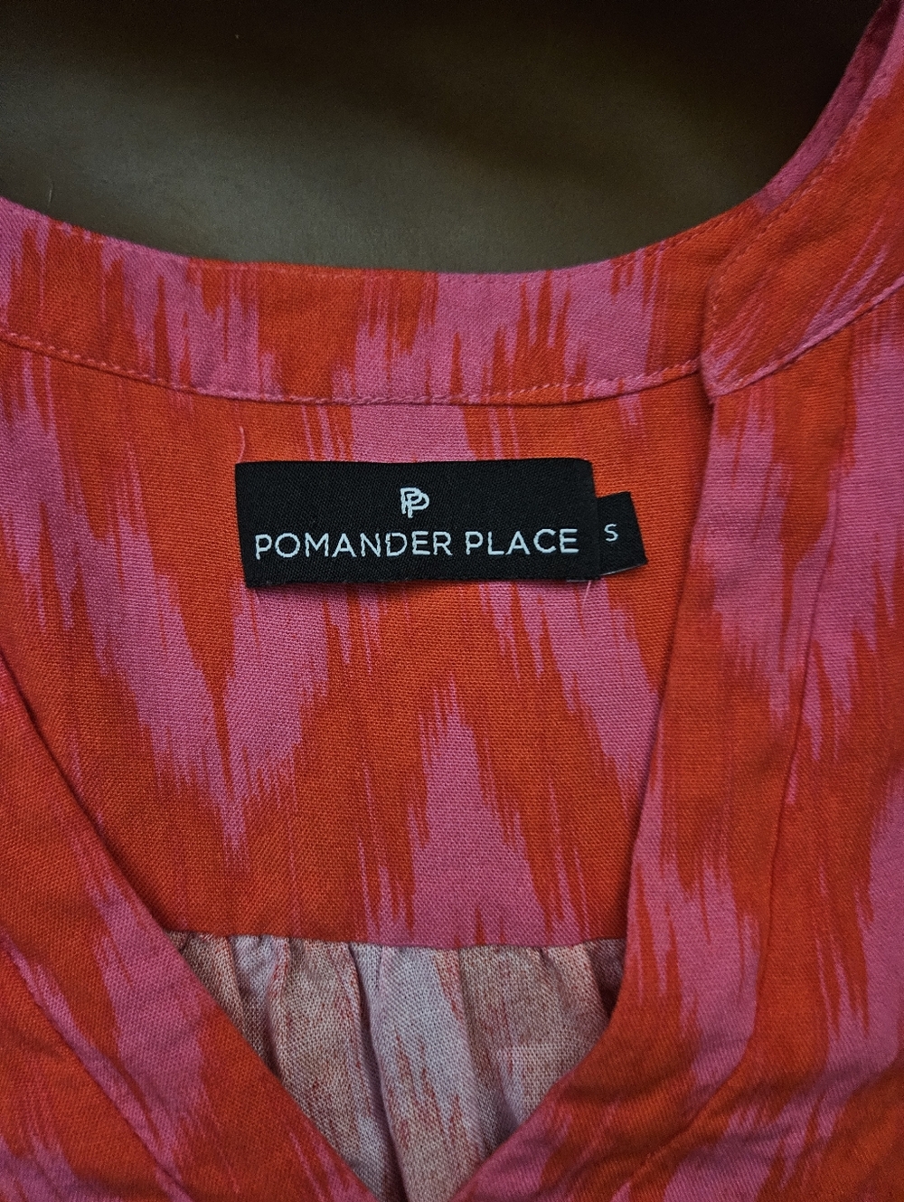 Pomander Place Hot Pink Ikat Kenzo Dress - Picture 8 of 12